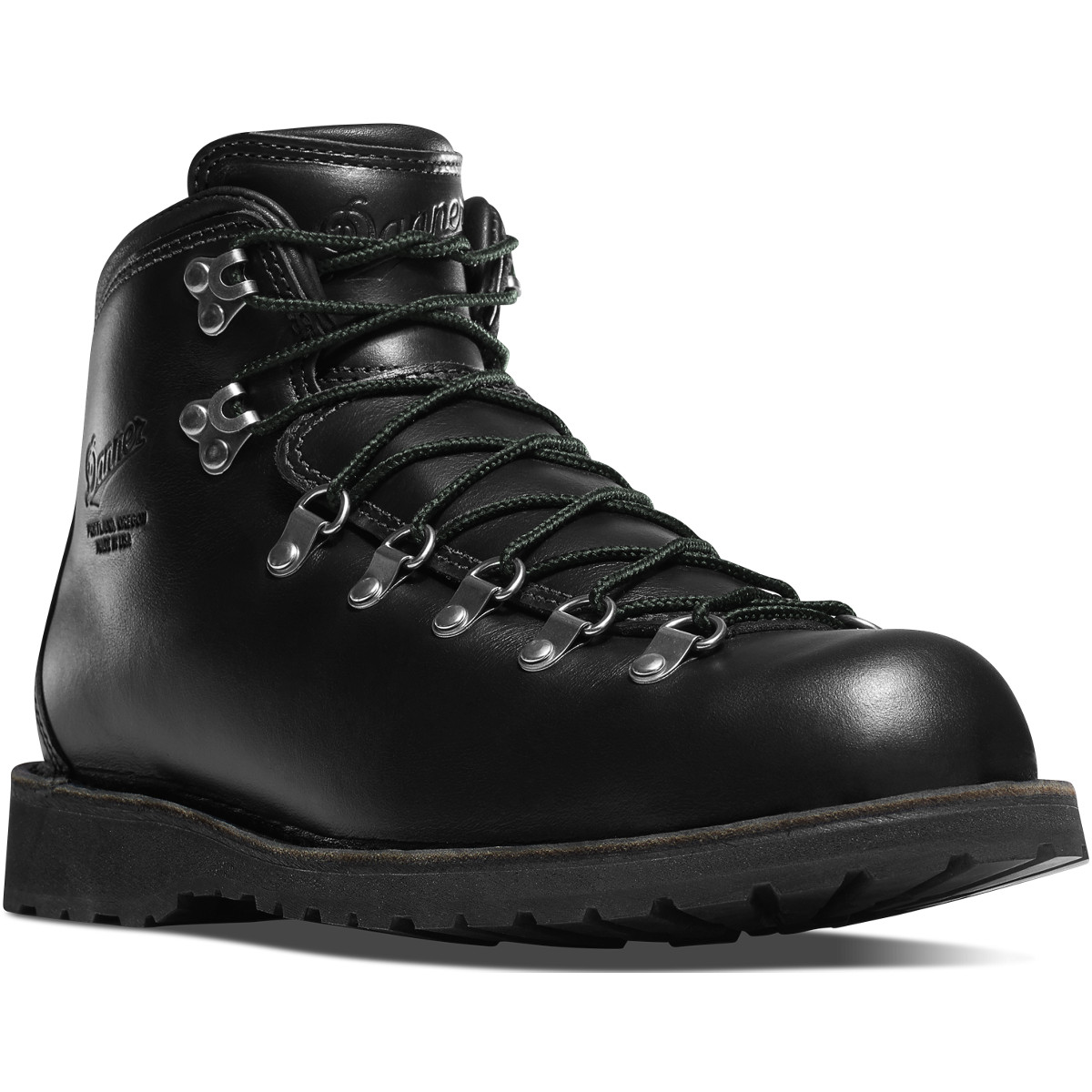 Danner Mountain Pass Black Hiking Boots Mens - South Africa 76532IQGX